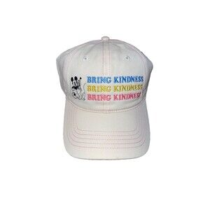 New Walt Disney Disney Parks Baseball Hat Beige Mickey Mouse Bring Kindness